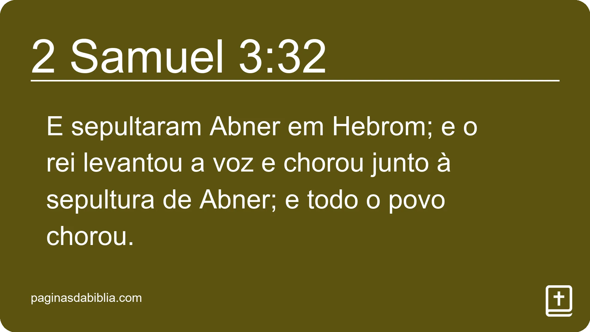 2 Samuel 3:32