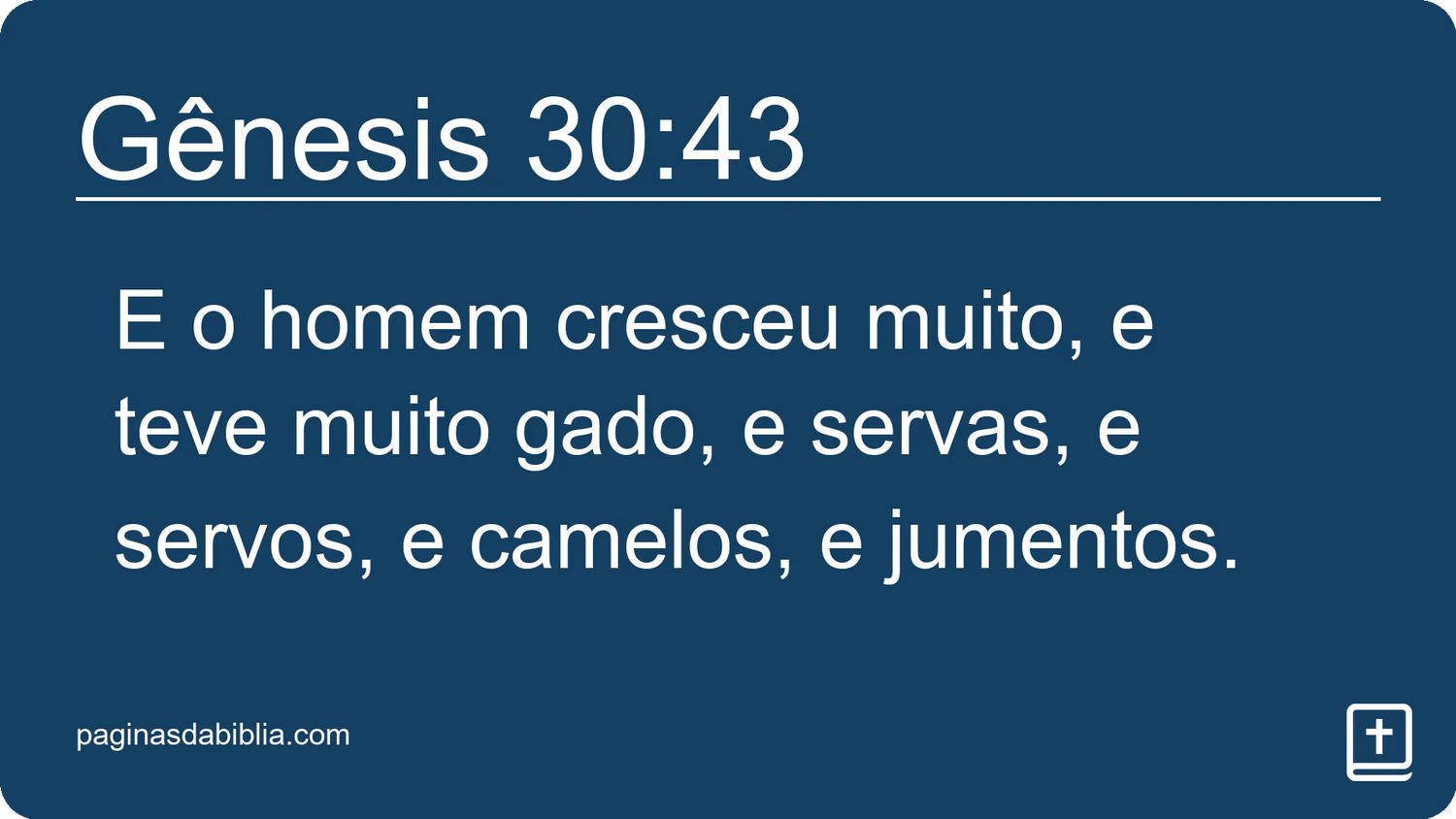 Gênesis 30:43