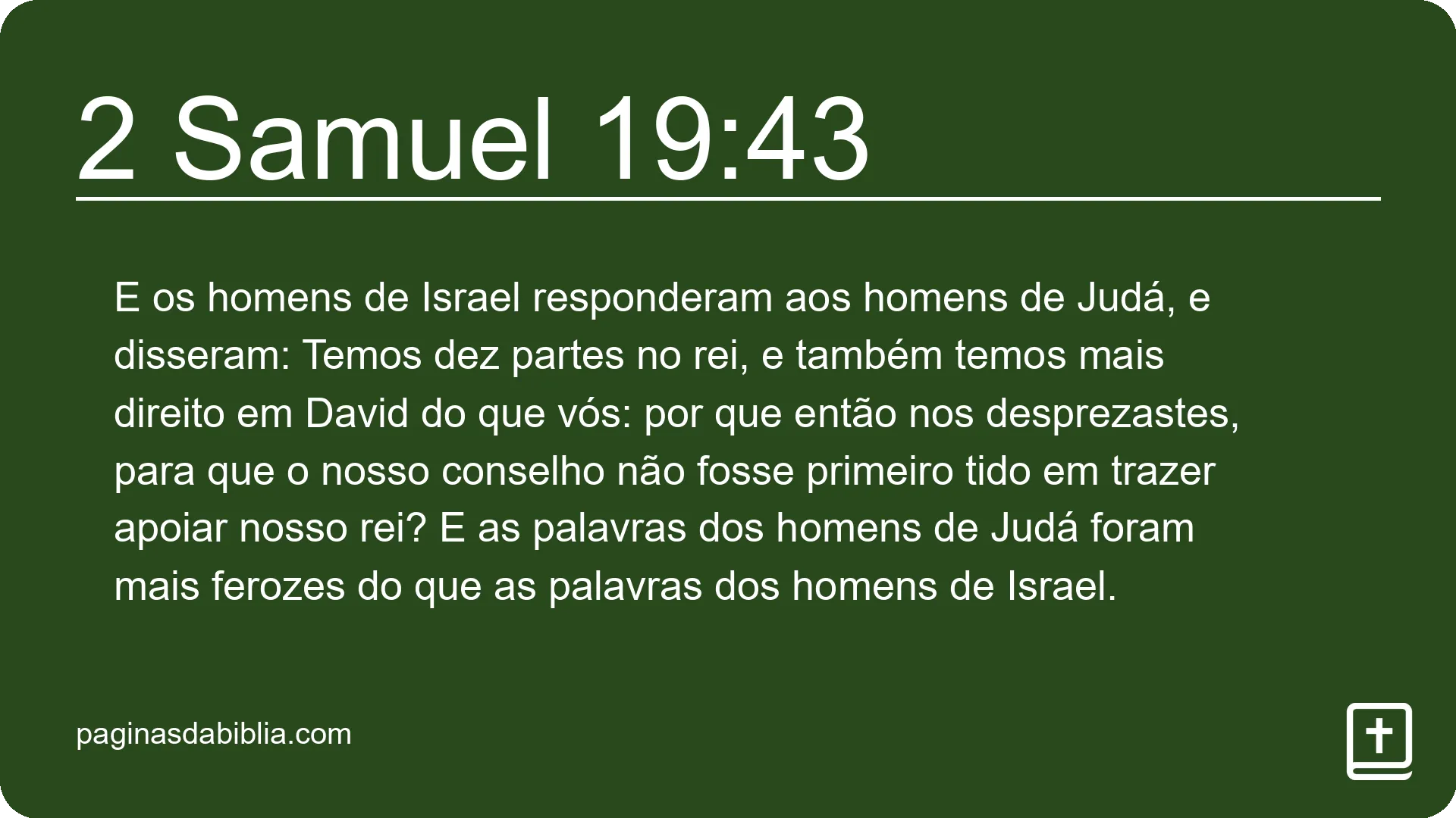 2 Samuel 19:43