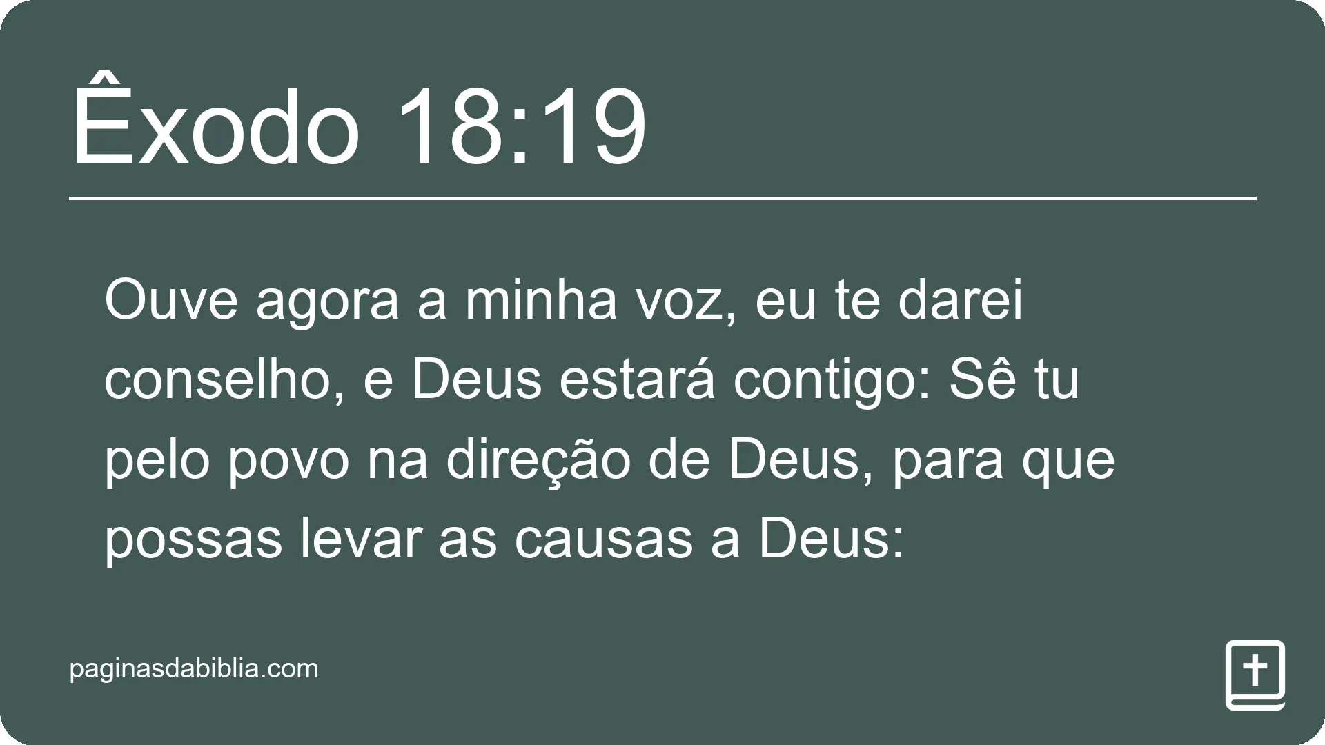 Êxodo 18:19