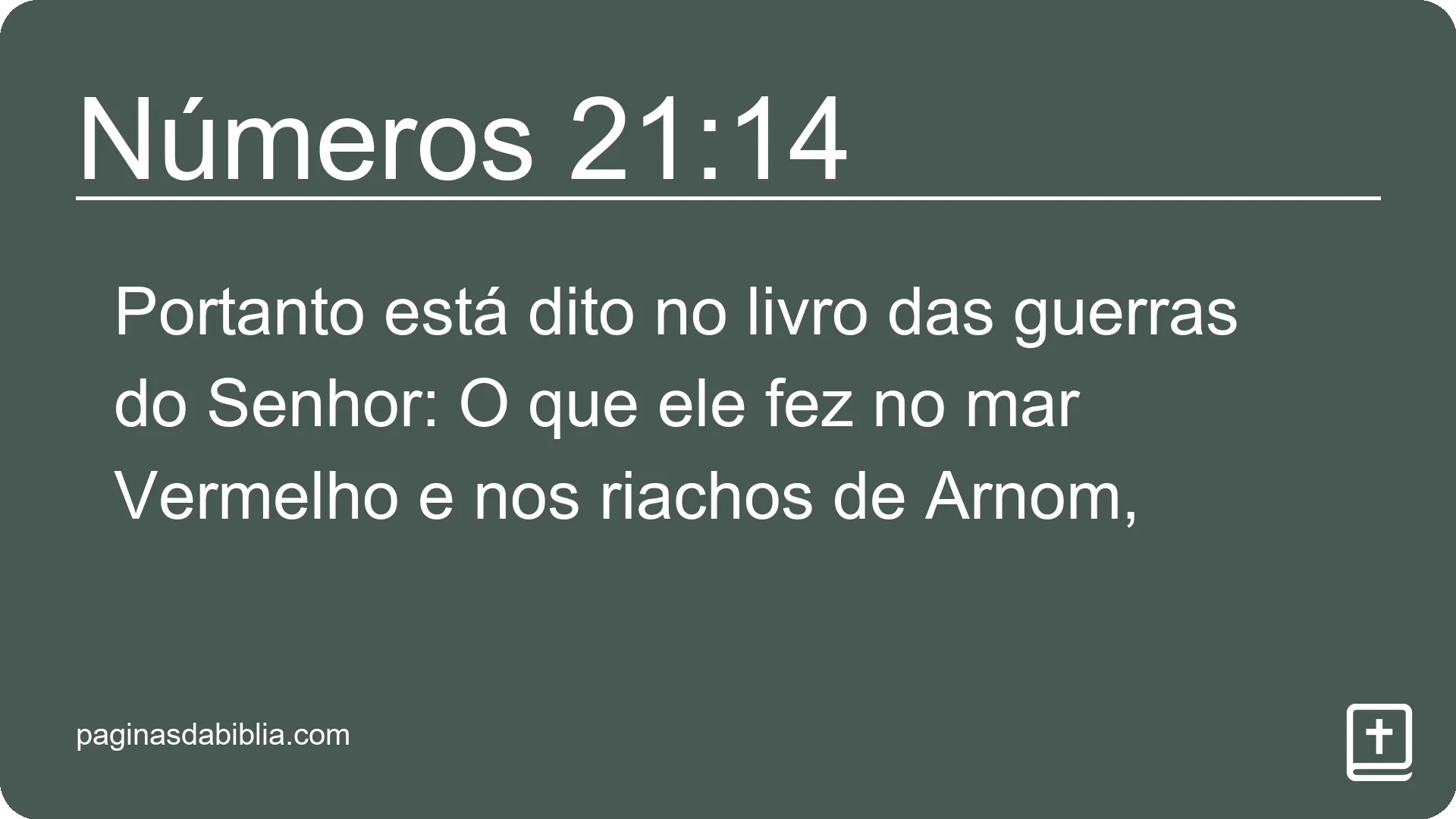 Números 21:14