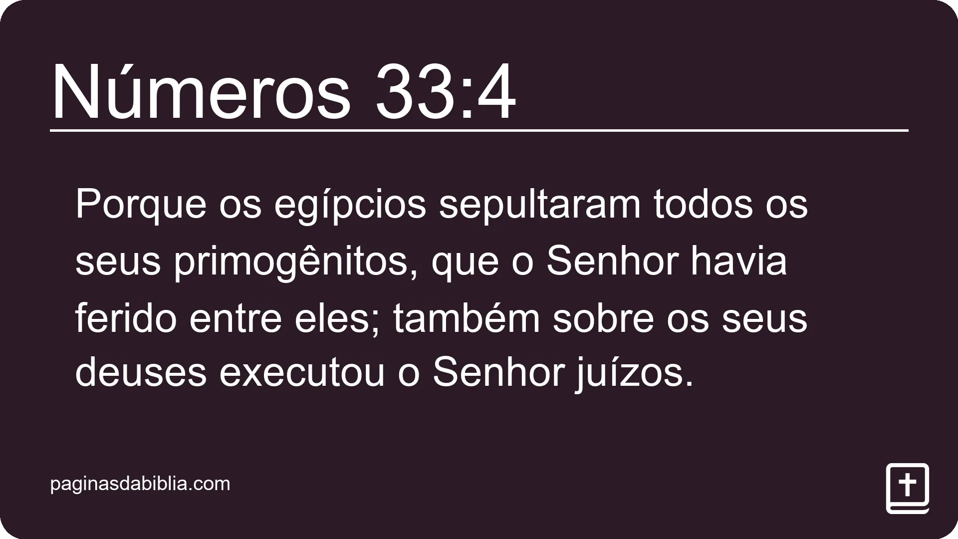 Números 33:4