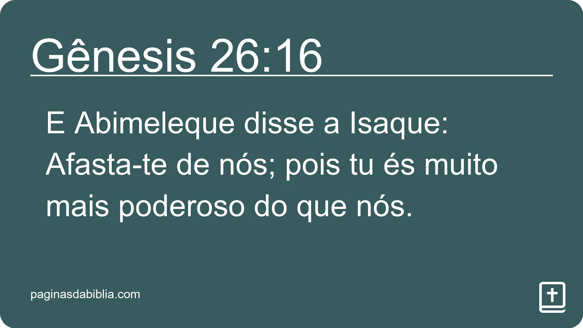 Gênesis 26:16