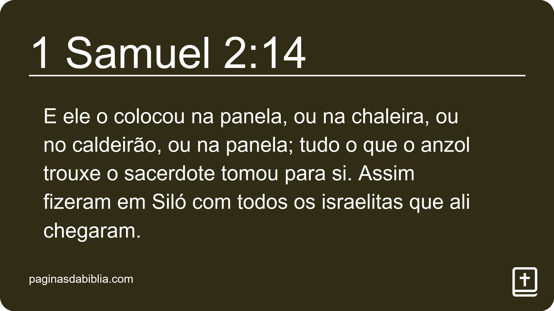 1 Samuel 2:14