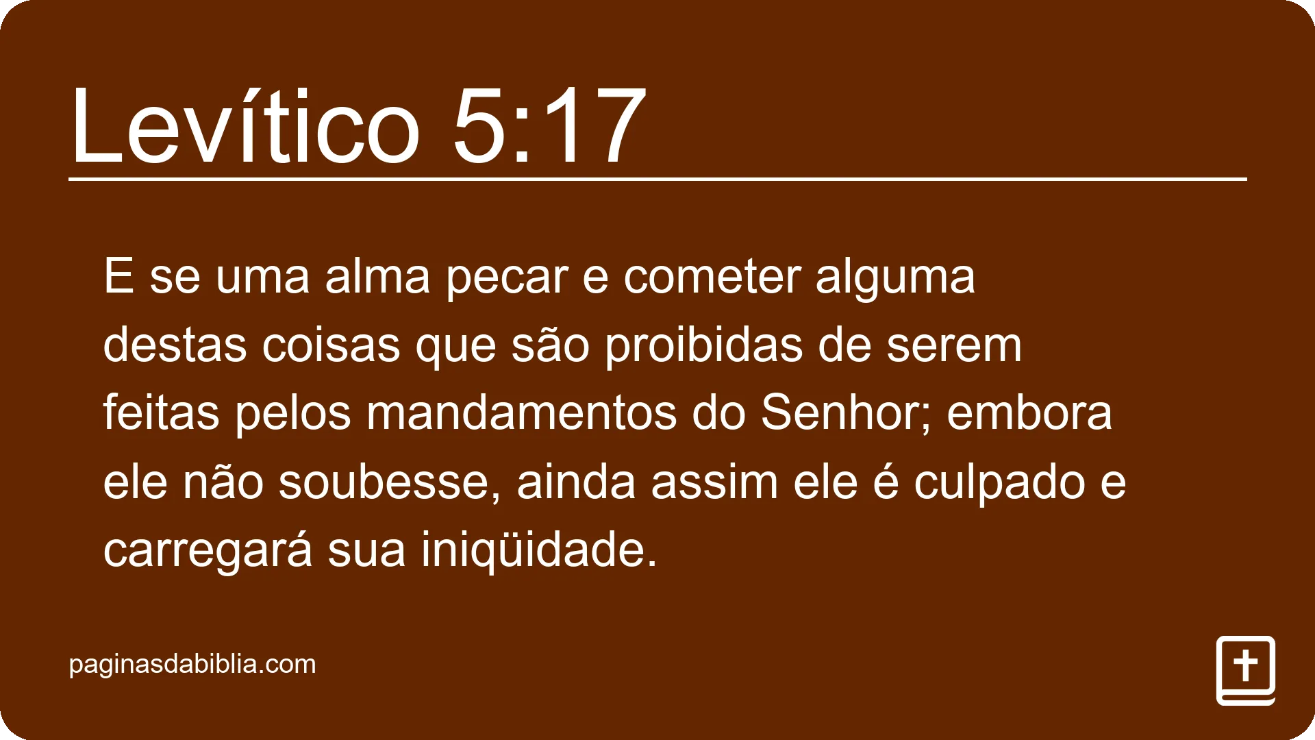 Levítico 5:17