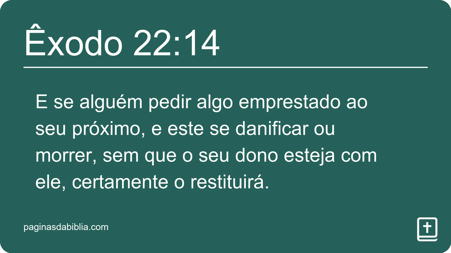 Êxodo 22:14