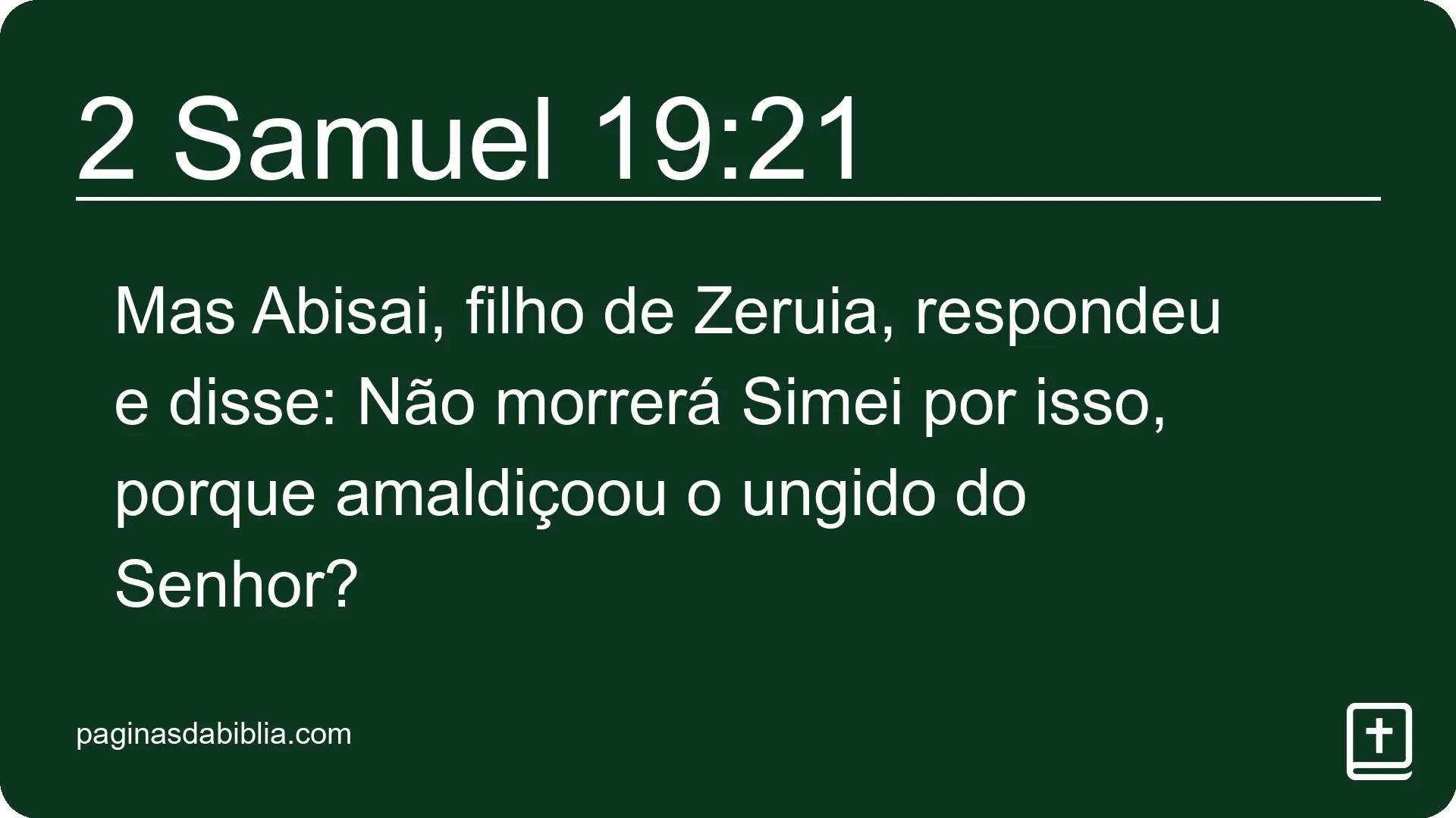 2 Samuel 19:21