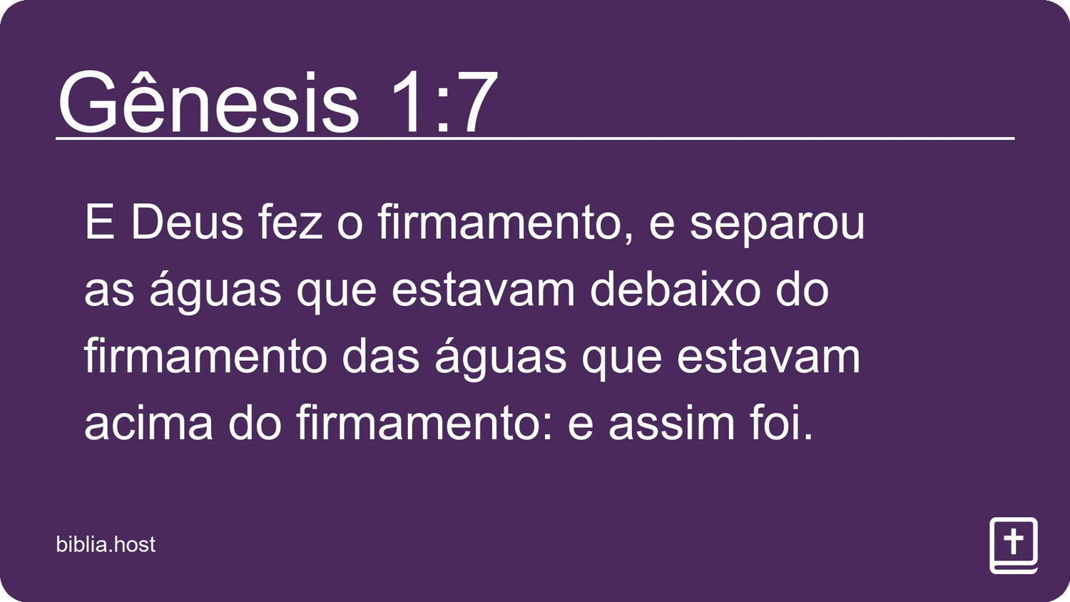 Gênesis 1:7