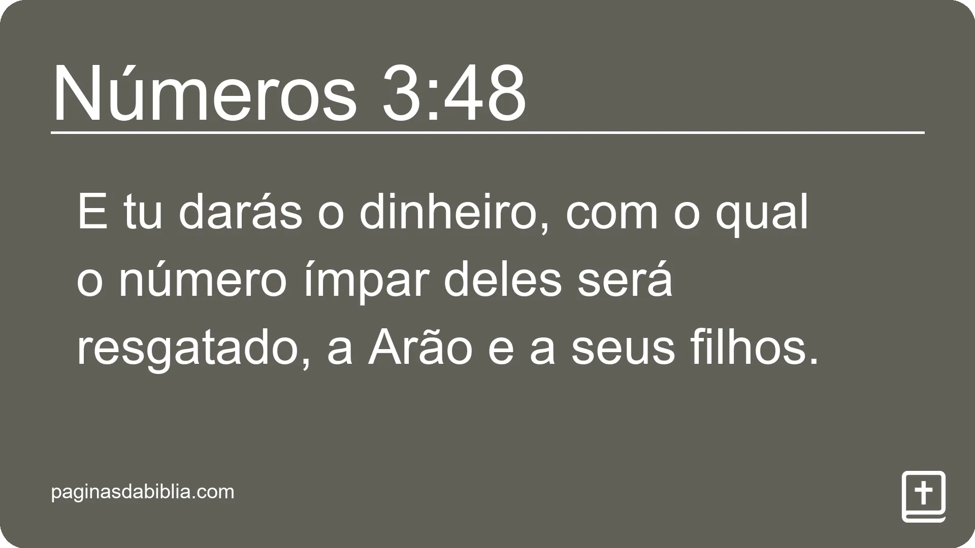 Números 3:48