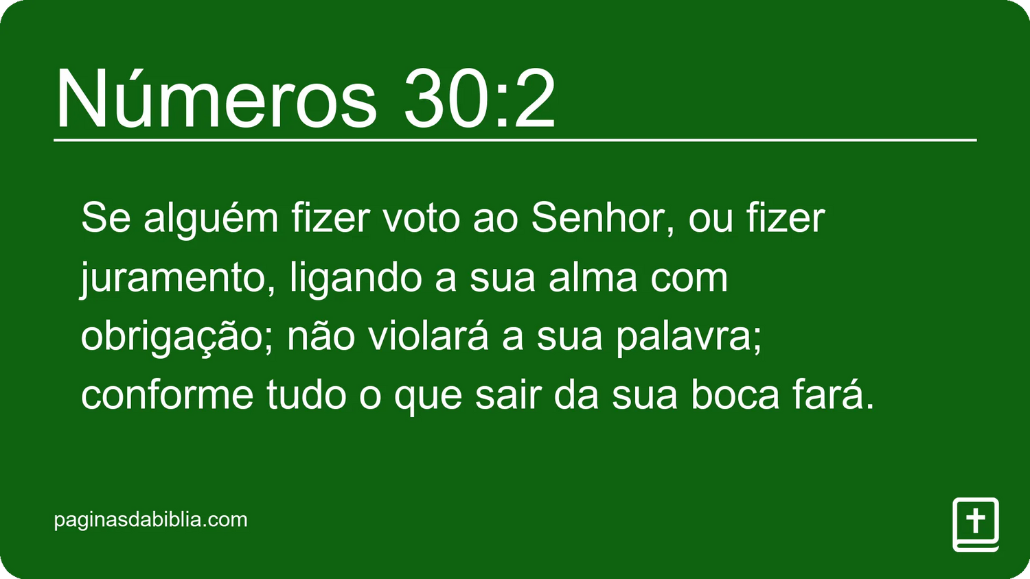 Números 30:2