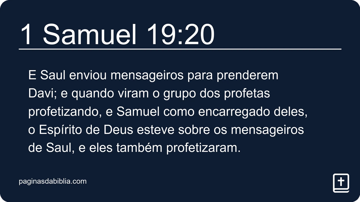 1 Samuel 19:20