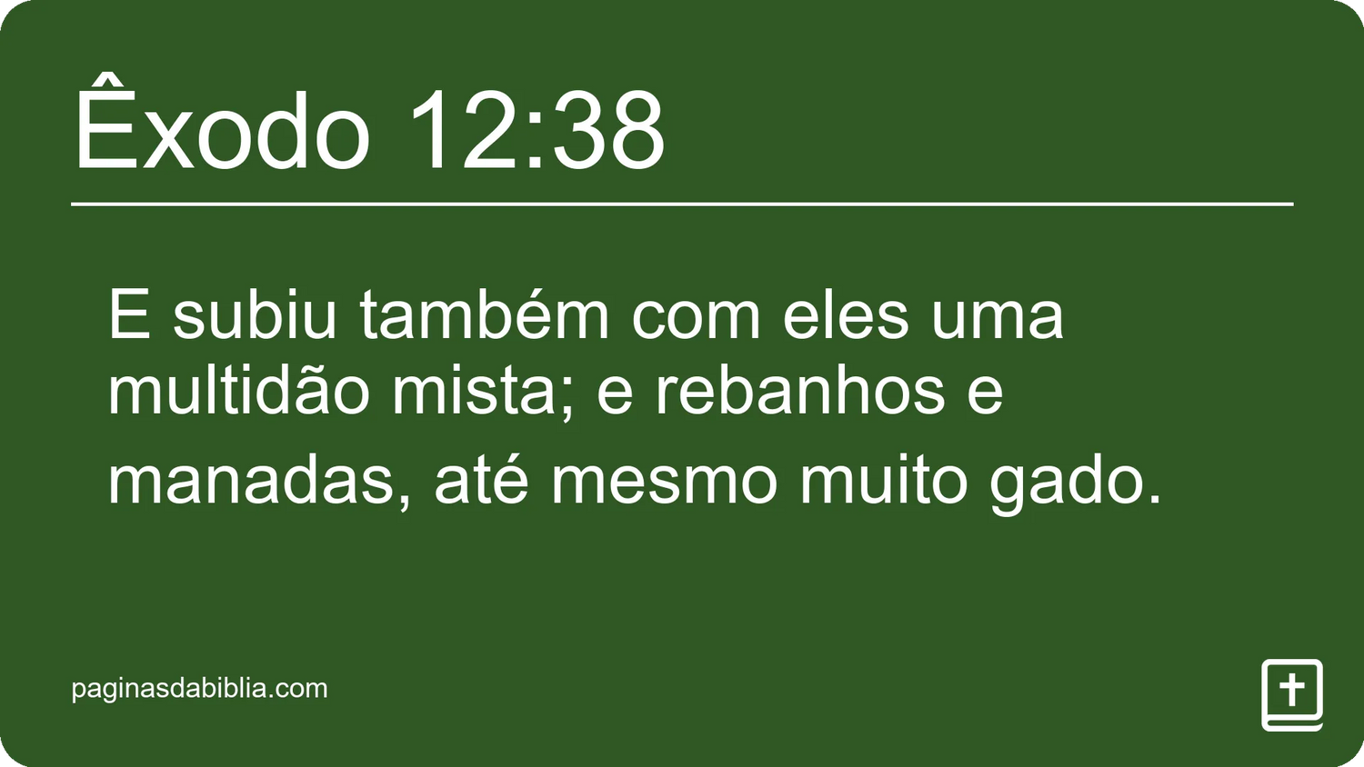 Êxodo 12:38