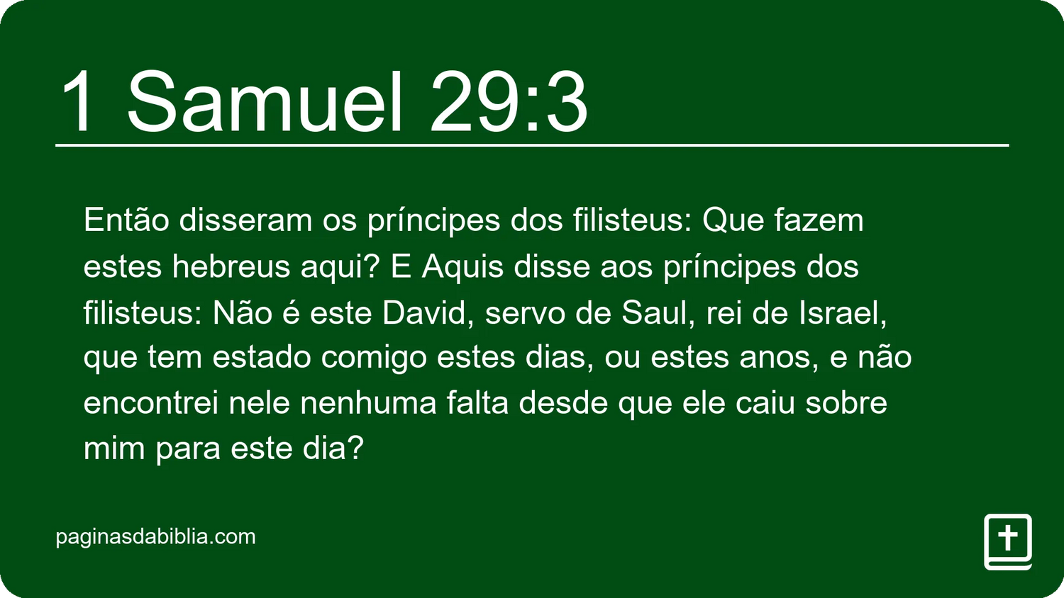 1 Samuel 29:3