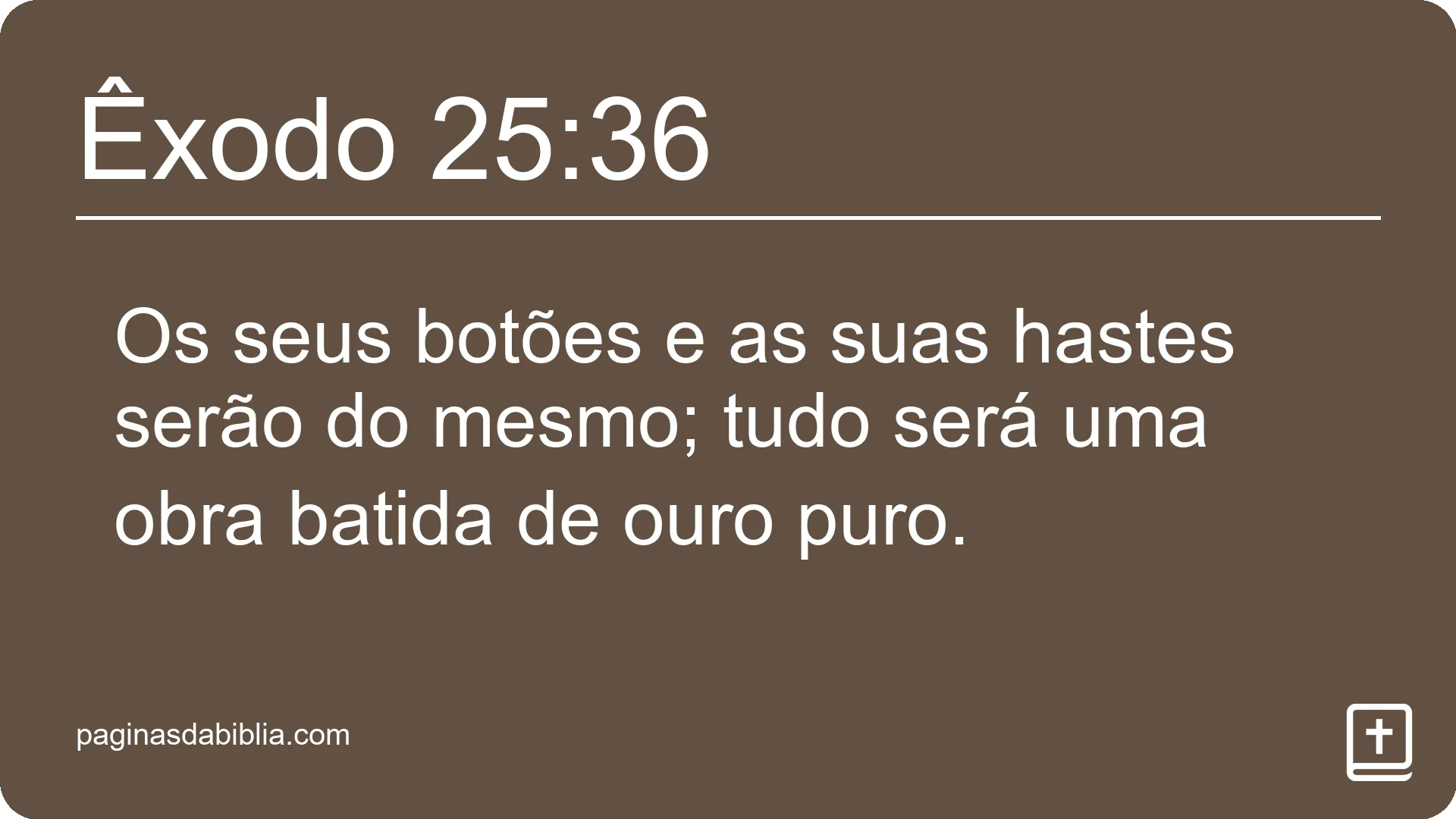 Êxodo 25:36