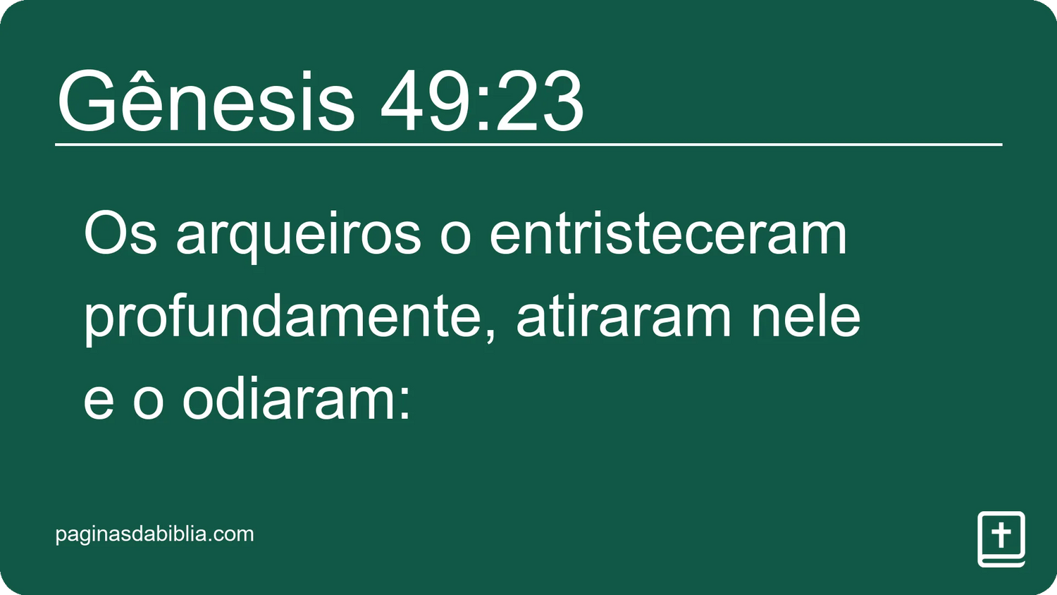 Gênesis 49:23