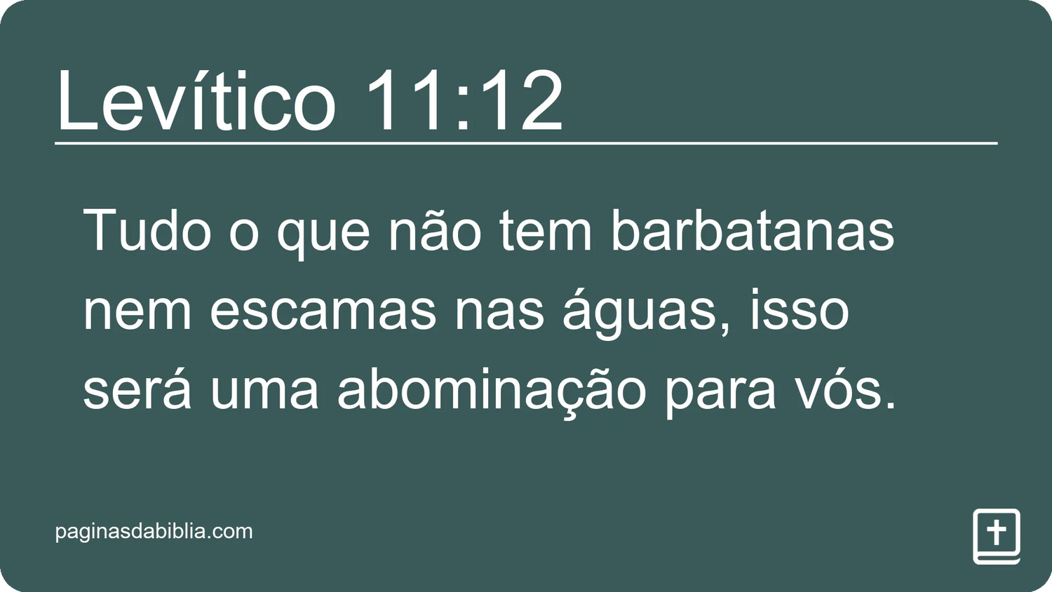 Levítico 11:12