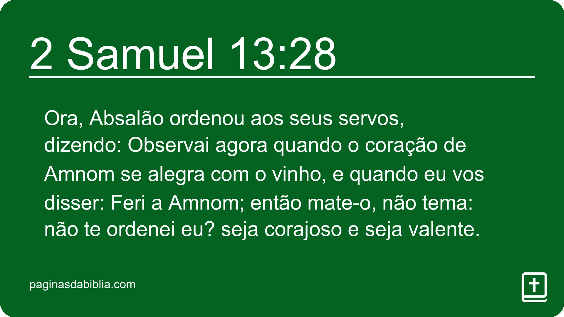 2 Samuel 13:28