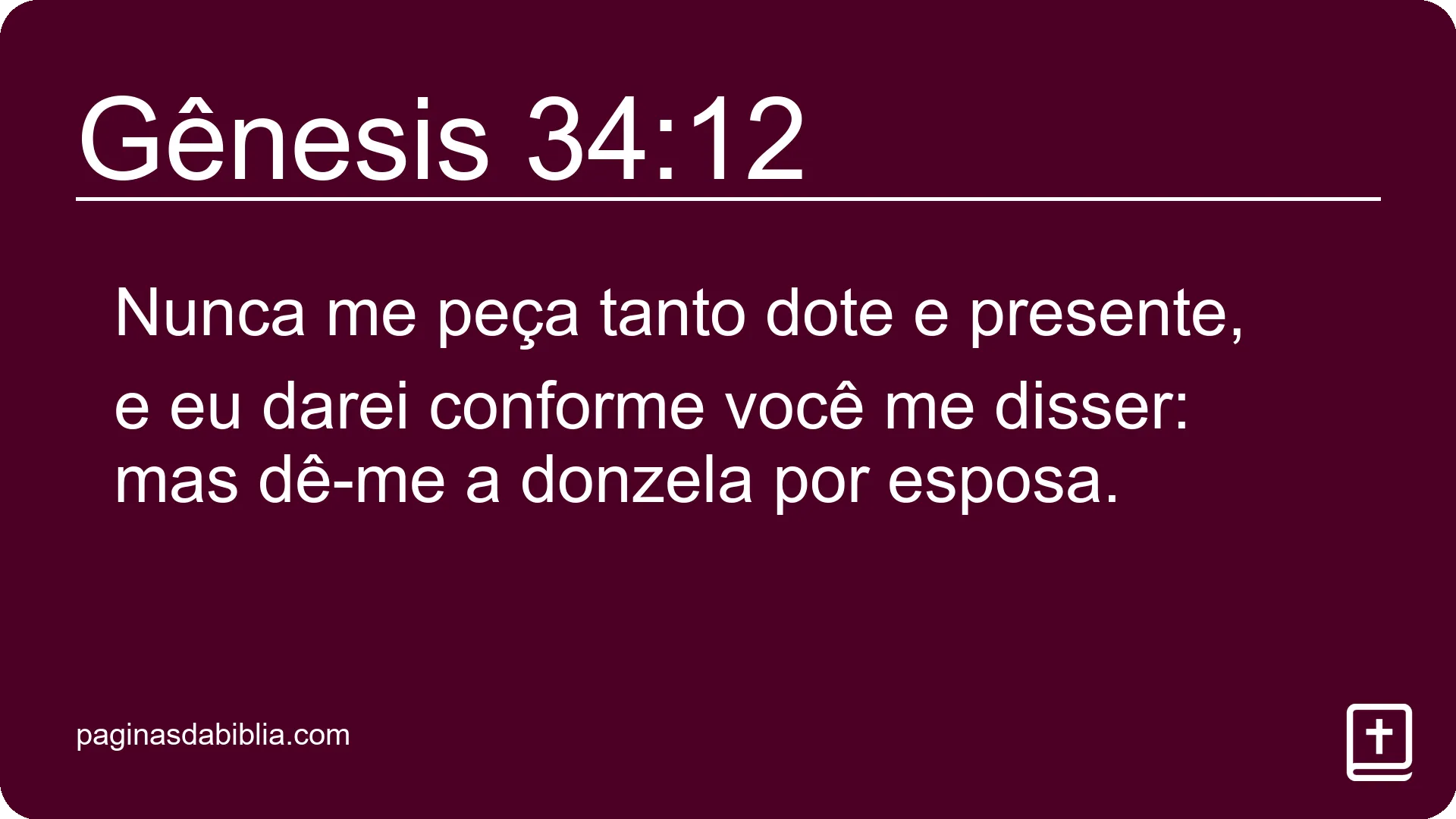 Gênesis 34:12