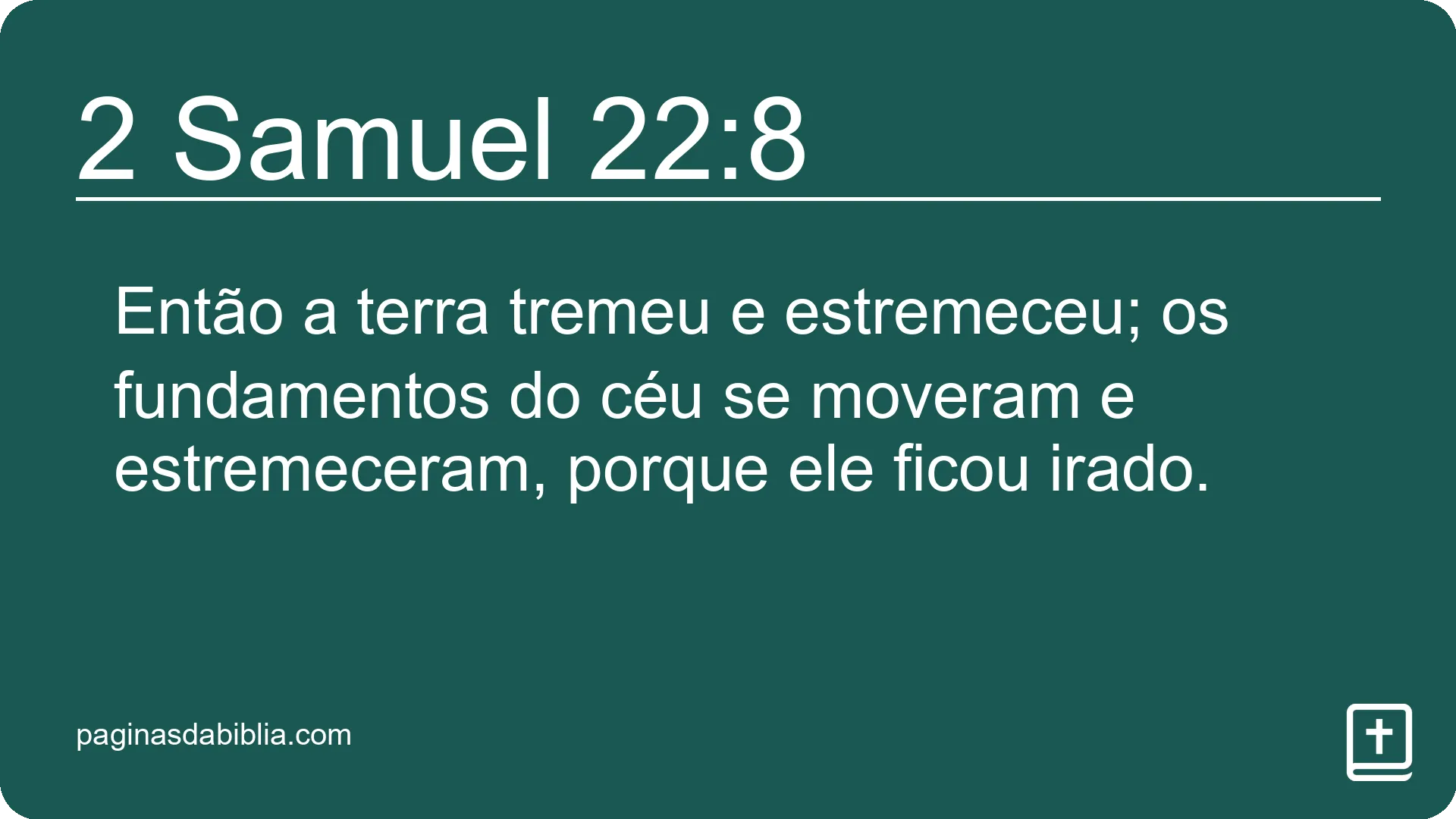 2 Samuel 22:8