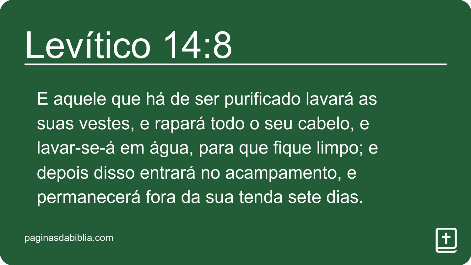 Levítico 14:8