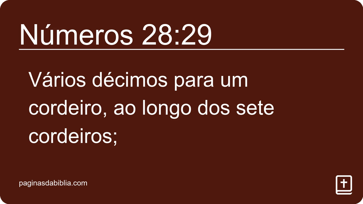 Números 28:29