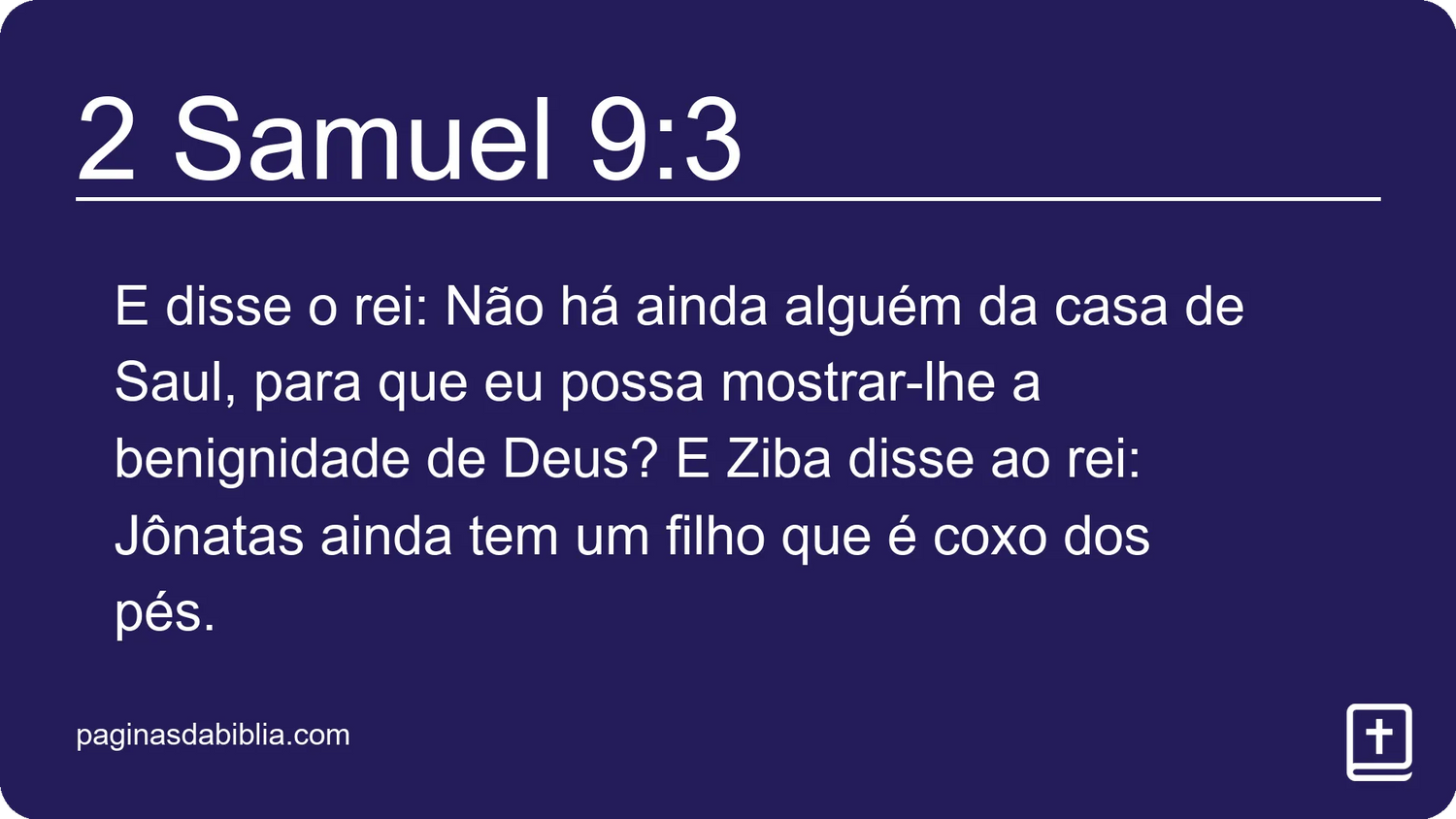 2 Samuel 9:3