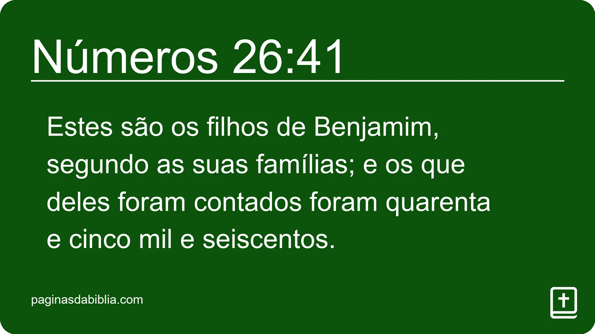 Números 26:41