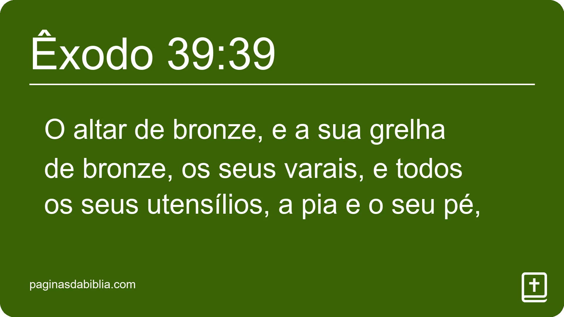 Êxodo 39:39