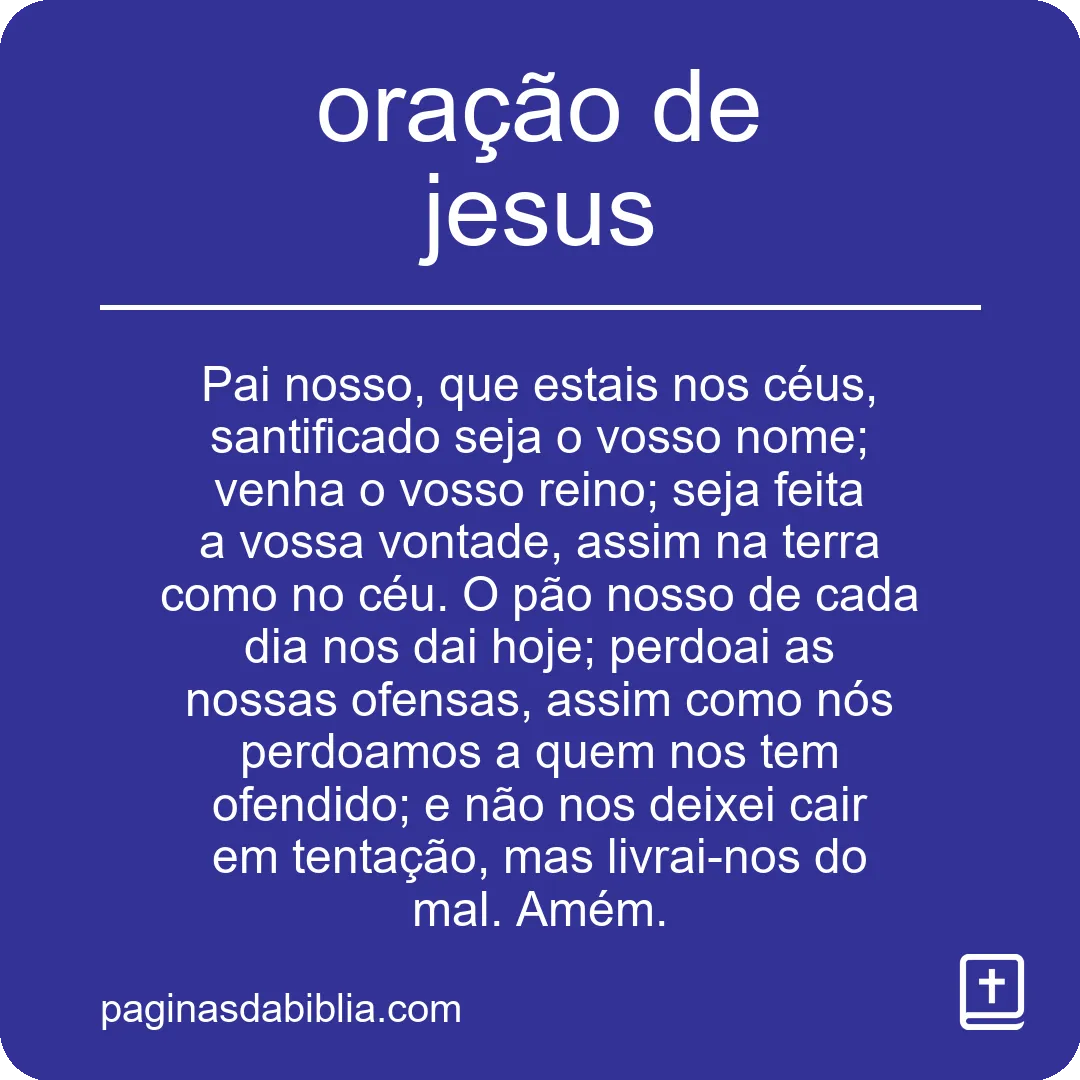 oração de jesus