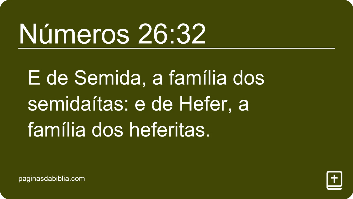 Números 26:32