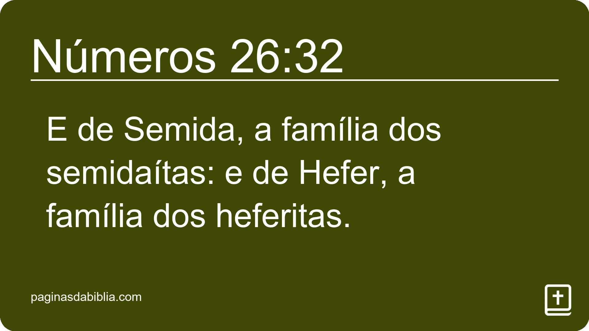 Números 26:32