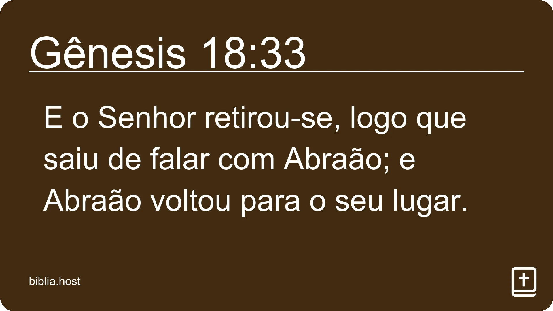 Gênesis 18:33