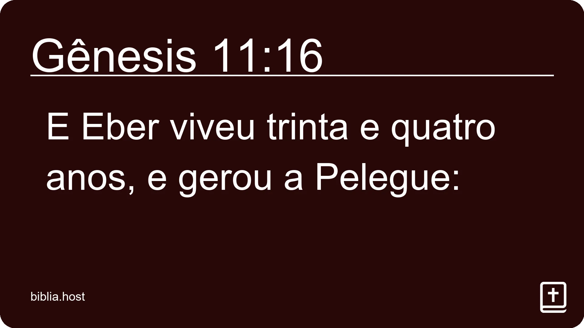 Gênesis 11:16