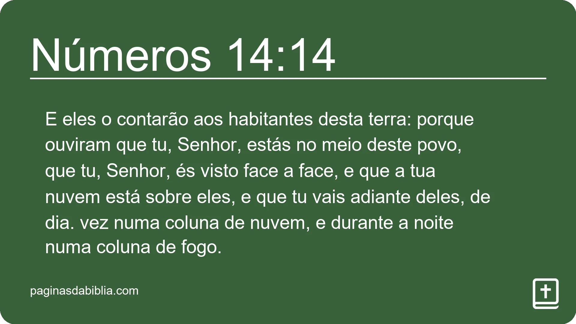 Números 14:14