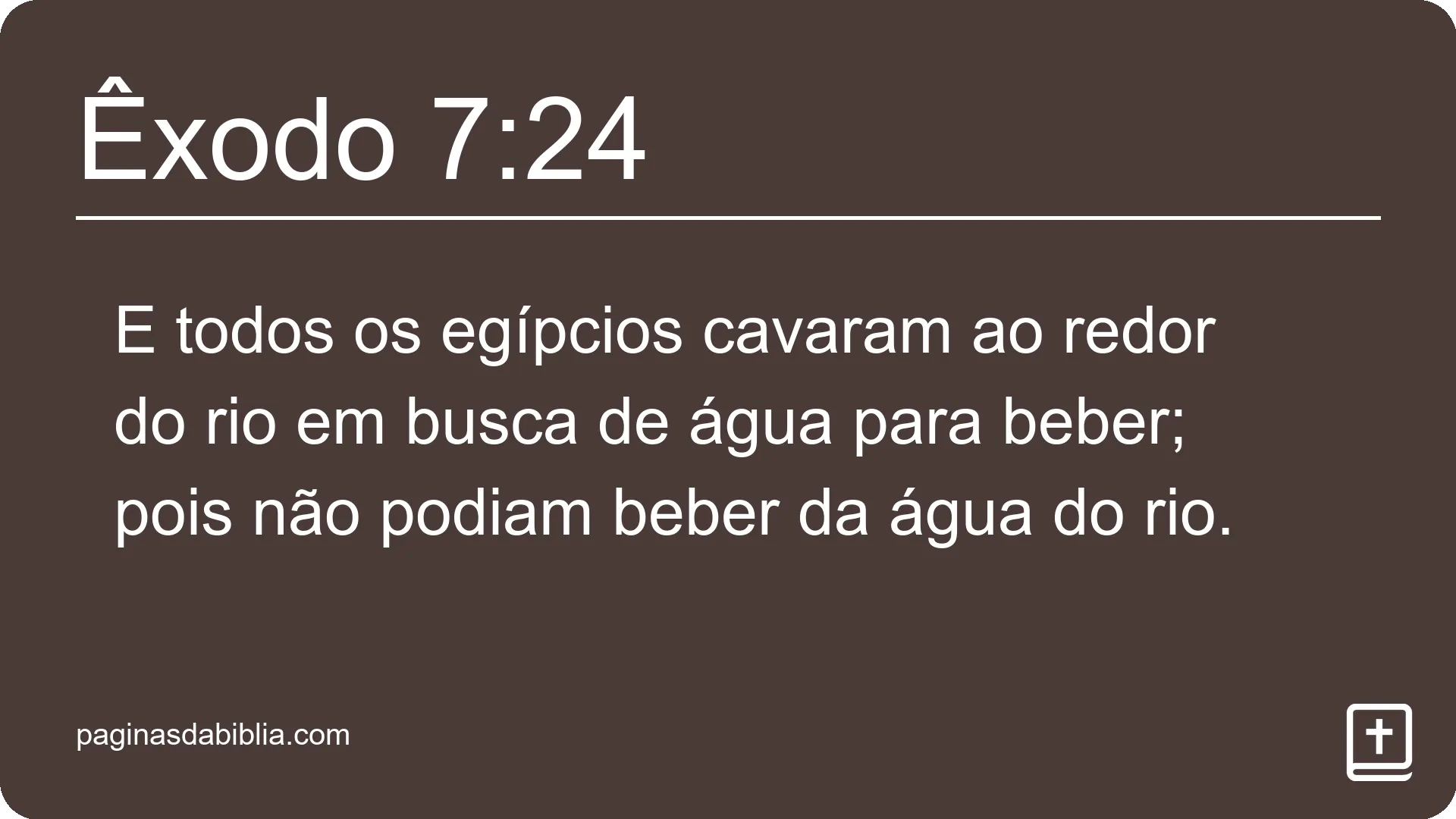 Êxodo 7:24