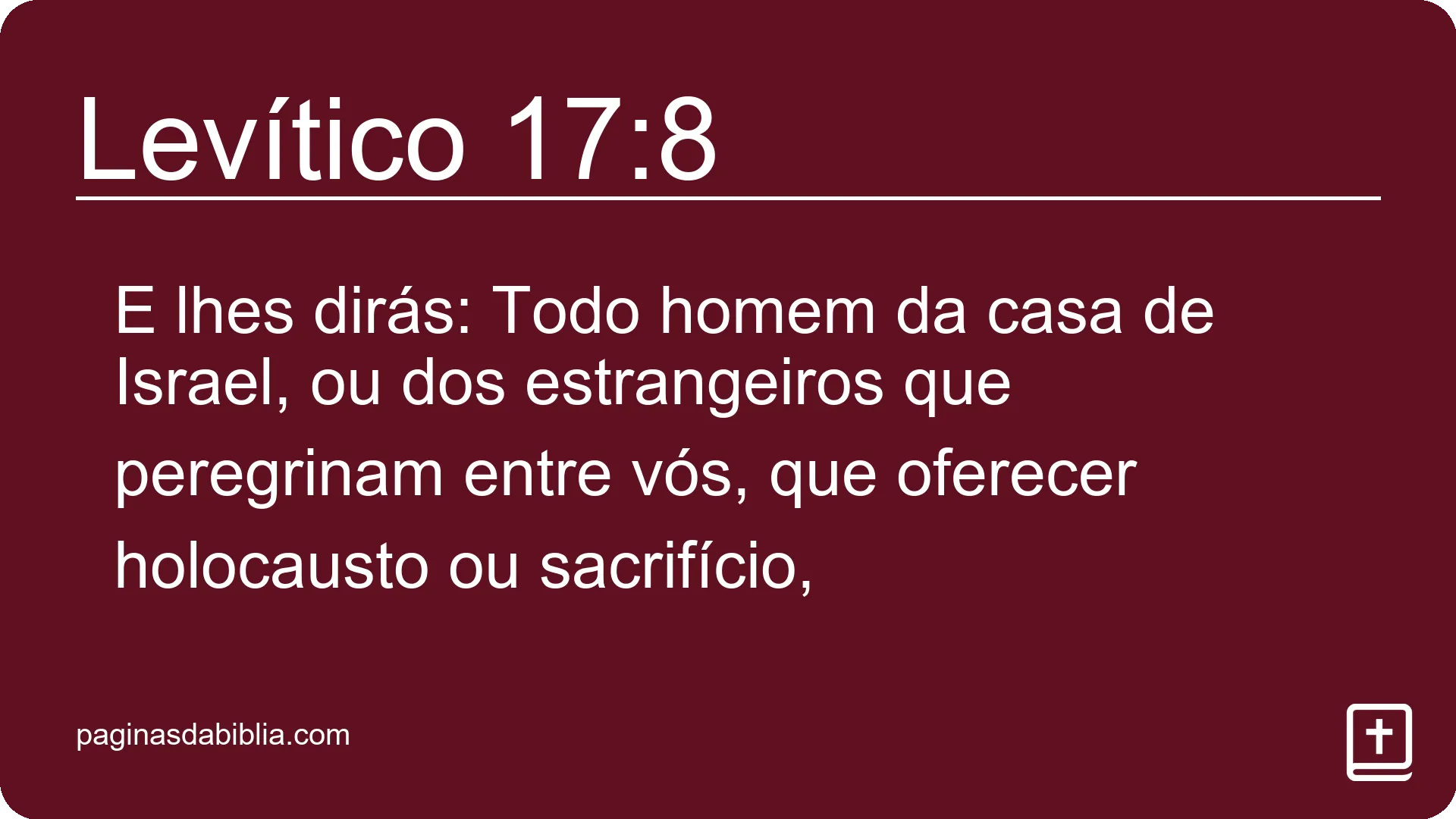 Levítico 17:8