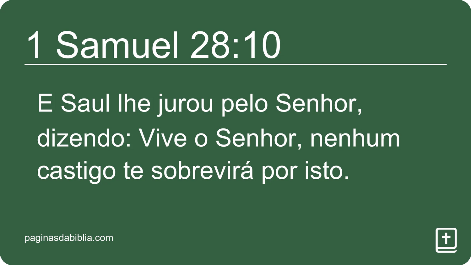 1 Samuel 28:10