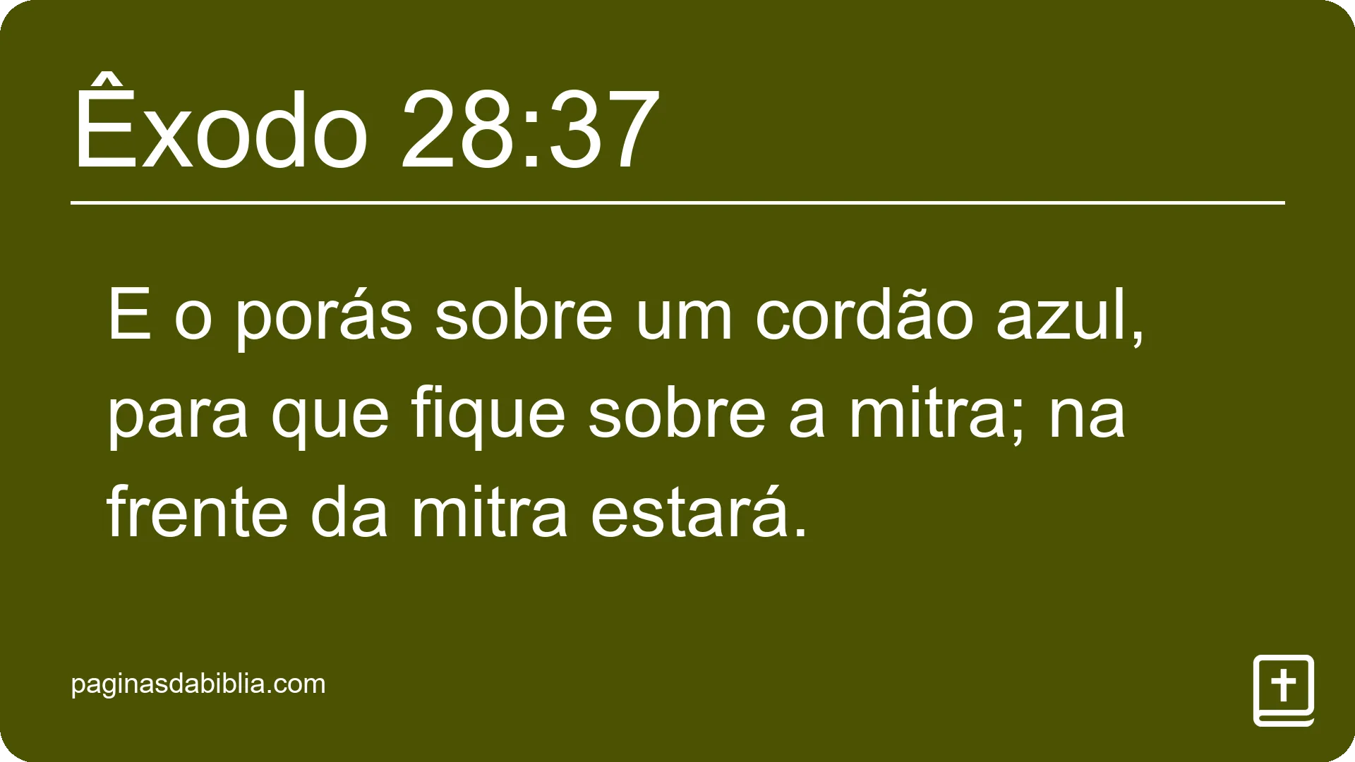 Êxodo 28:37