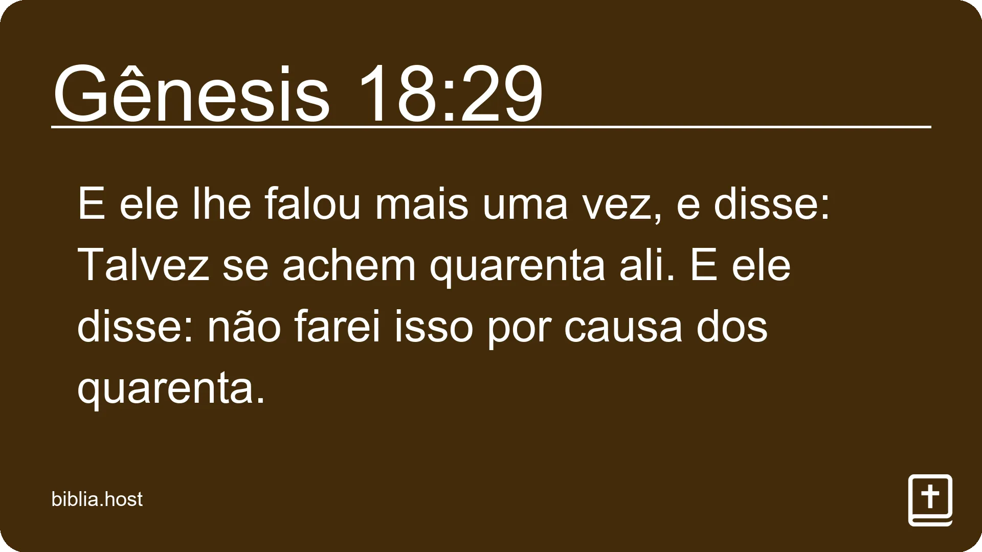 Gênesis 18:29