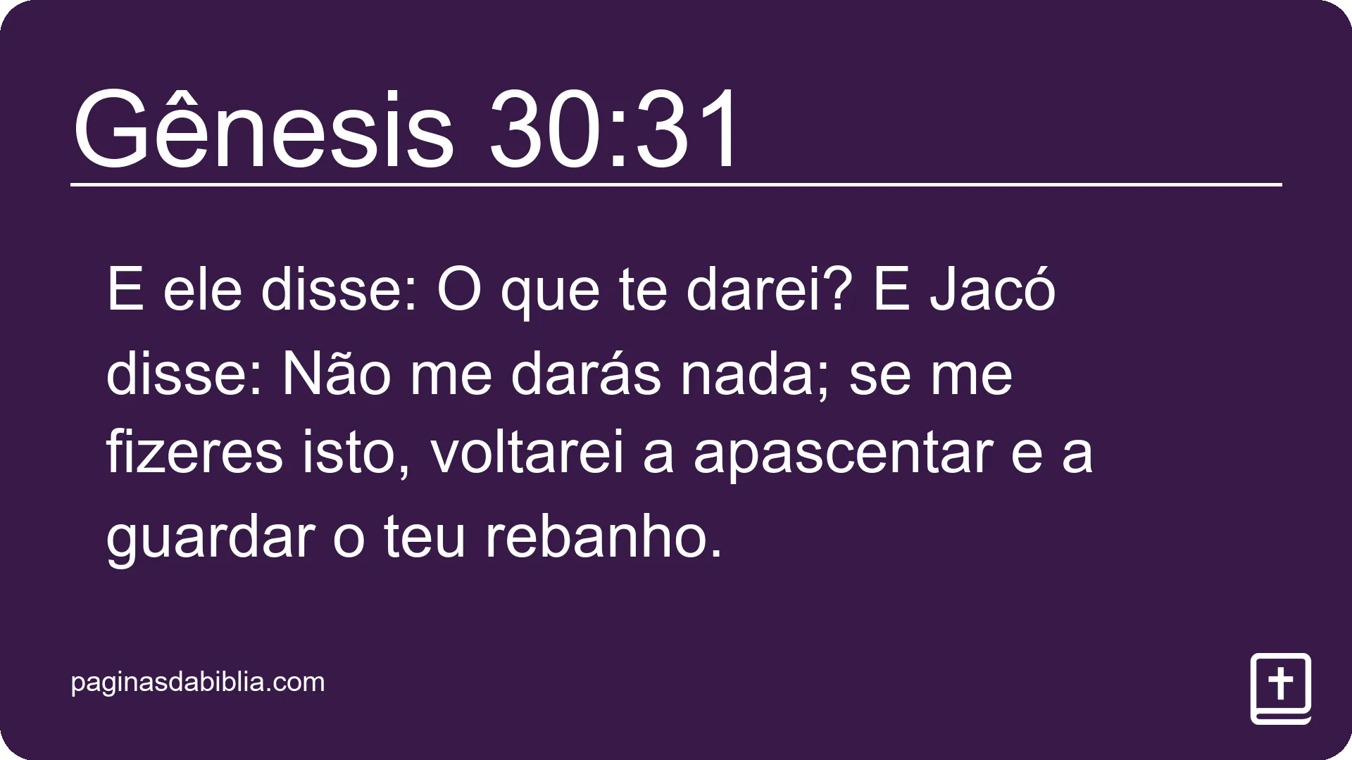 Gênesis 30:31