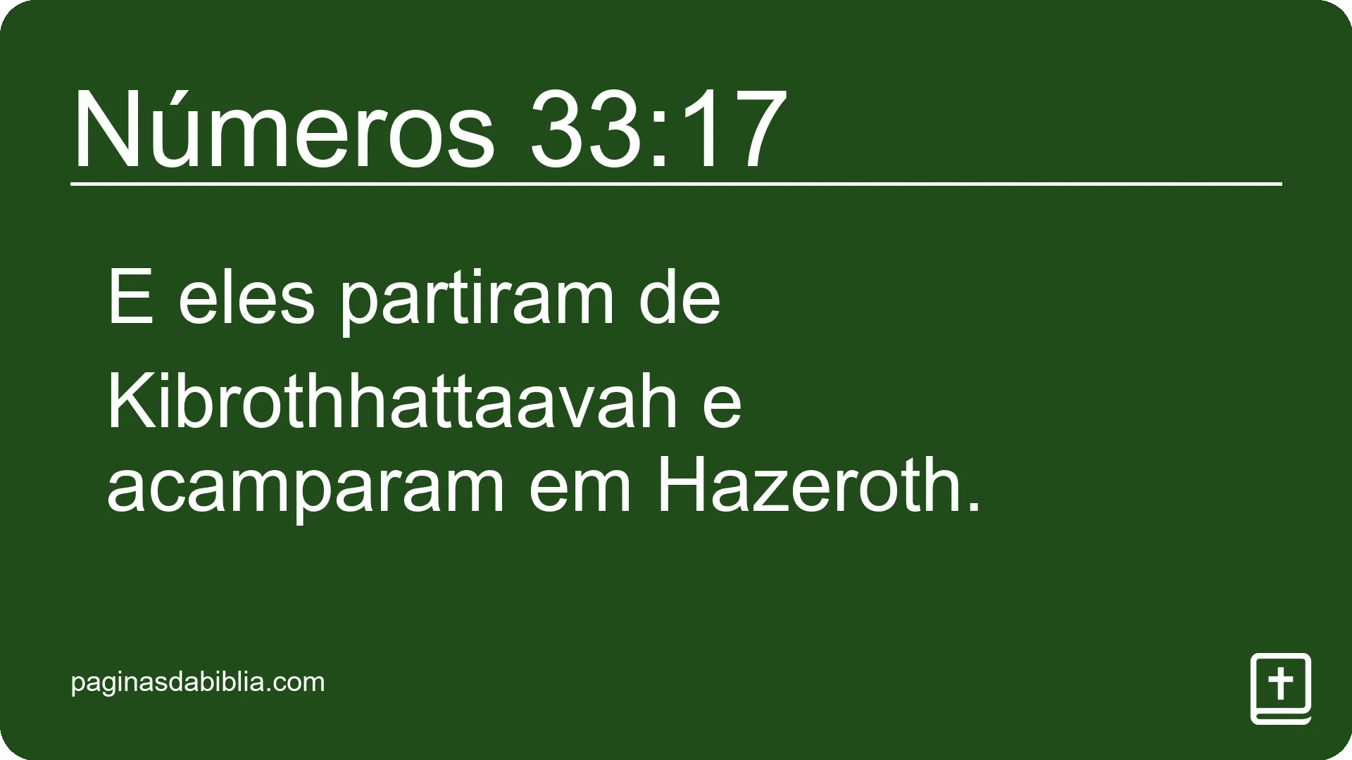 Números 33:17