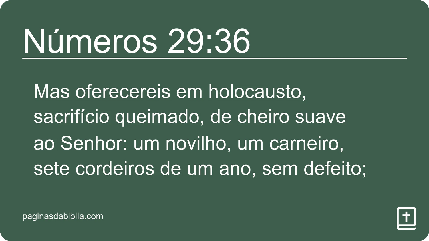 Números 29:36