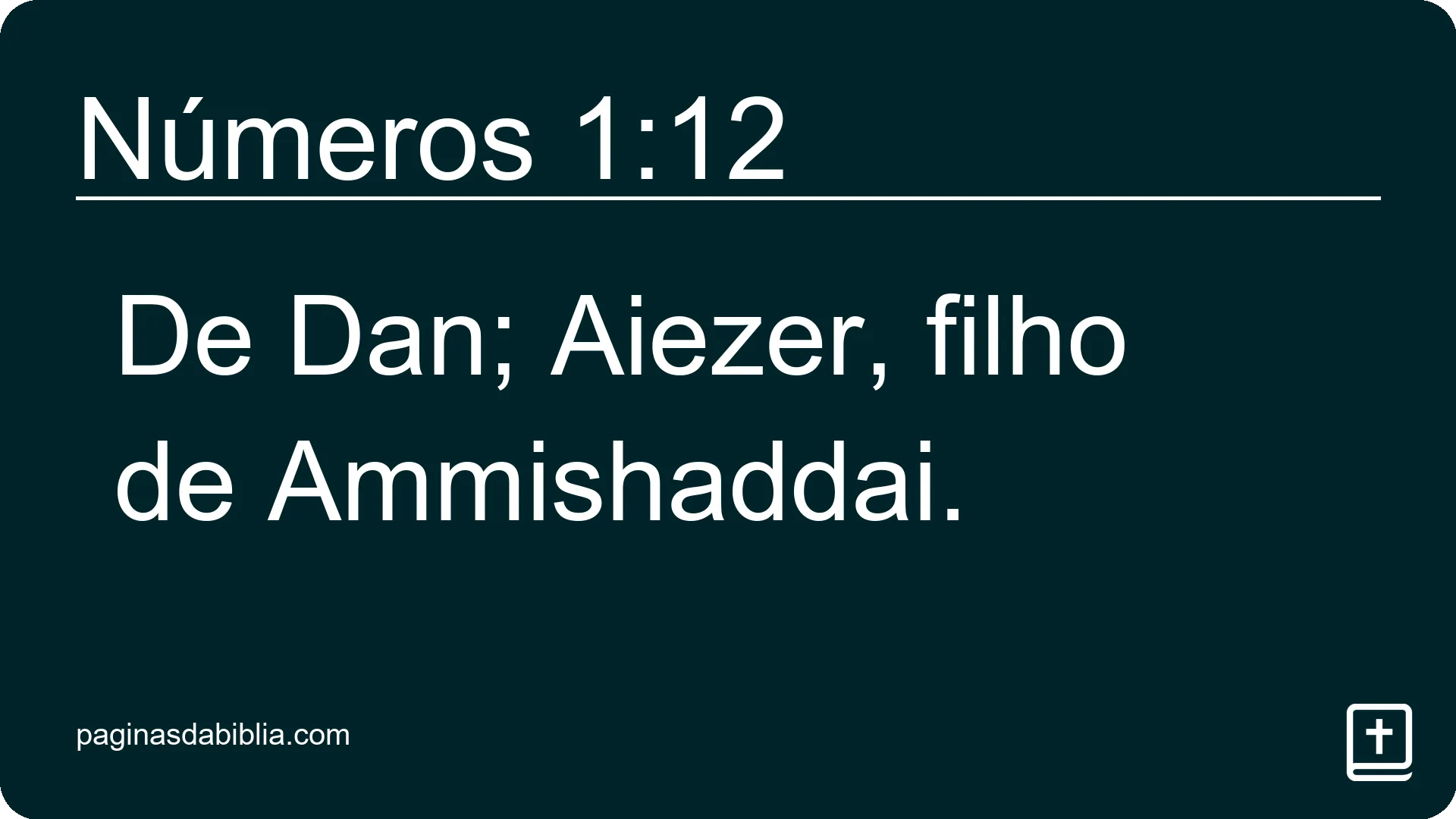 Números 1:12