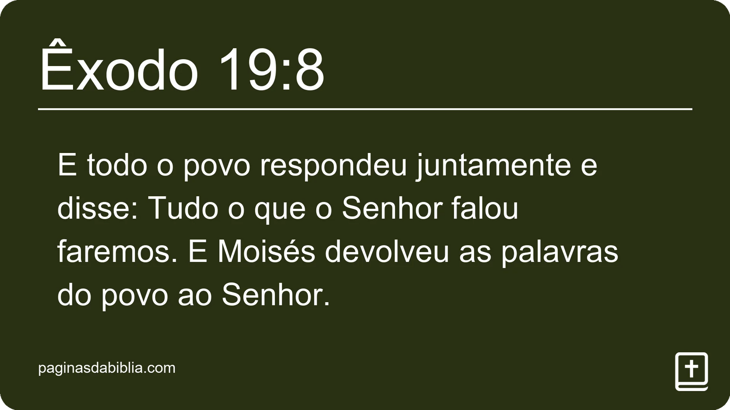 Êxodo 19:8