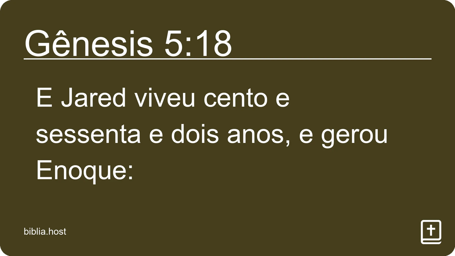 Gênesis 5:18