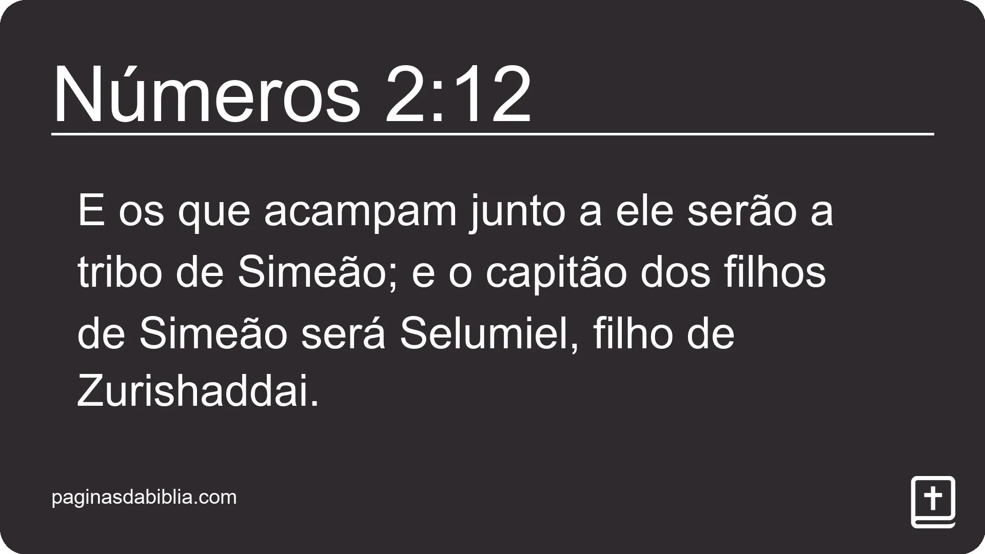 Números 2:12