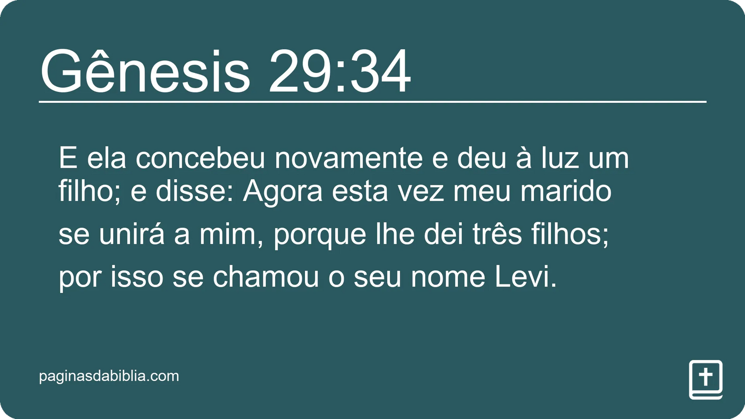 Gênesis 29:34