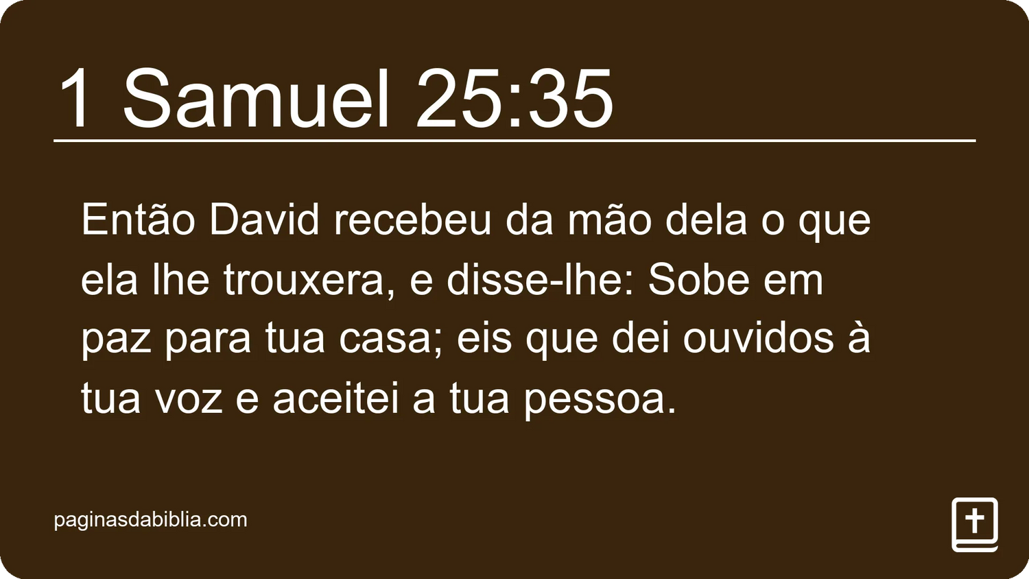 1 Samuel 25:35