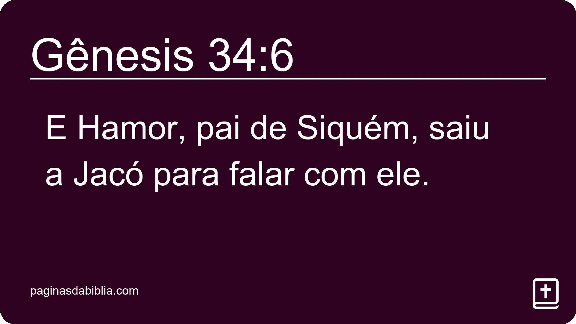 Gênesis 34:6