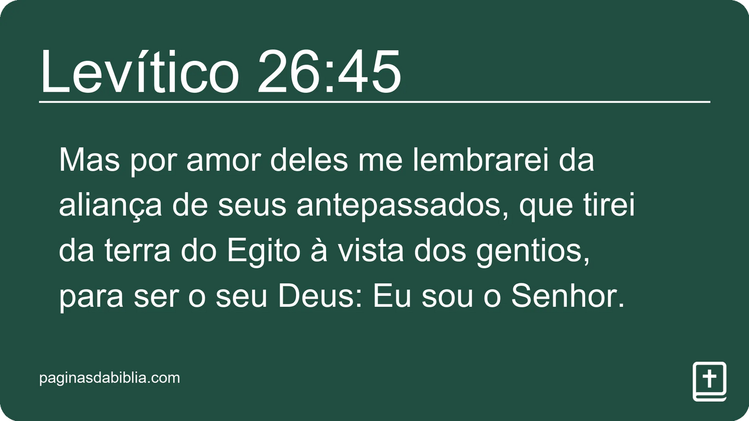 Levítico 26:45